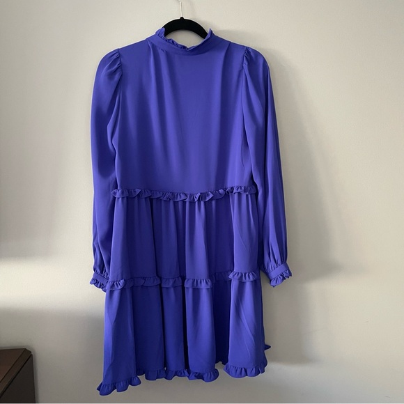 Amanda Uprichard Hestia Dress in Nu Blue, Size Medium - Picture 5 of 7